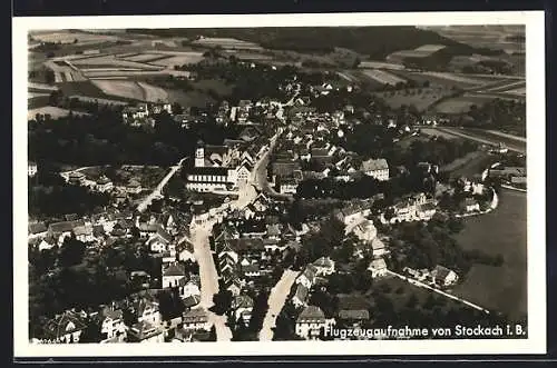 AK Stockach, Fliegeraufnahme der Ortschaft