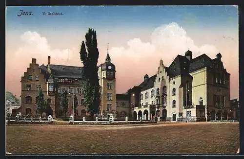 AK Jena, Blick auf das Volkshaus