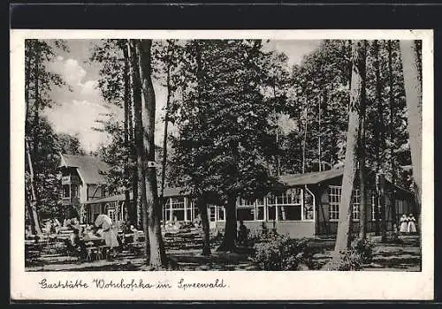 AK Lübbenau im Spreewald, Gäste im Waldhotel Wotschofska