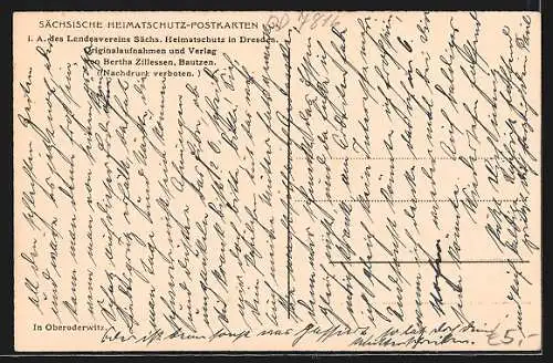 AK Oberoderwitz, Blick auf ein Haus