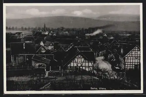 AK Berka /Werra, Teilansicht mit Strassenpartie