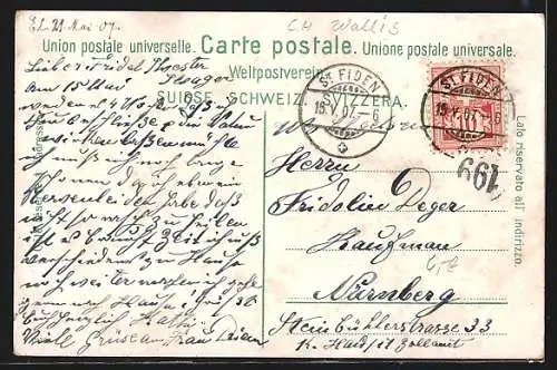 AK Oberwaid, Gasthaus zum Sonnenthal, Sanatorium, Billardsaal, Speisesaal