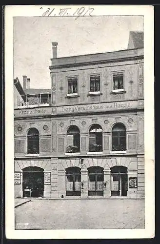 AK Schaffhausen, Evang. Vereinshaus und Hospiz, Kronenhalle