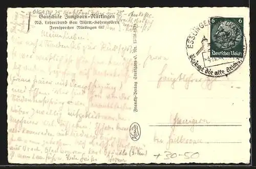 AK Jungborn-Nürtingen, Gauschule