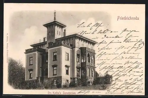 AK Friedrichroda, Dr. Kothes Hotel & Sanatorium