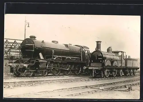 AK Dampflokomotive Gladstone, englische Eisenbahn