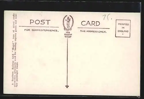 AK SR Mogul No. 351, englische Eisenbahn