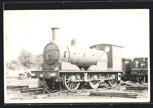 AK Dampflokomotive, englische Eisenbahn