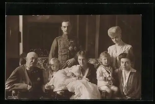 AK Herzog von Cumberland im Kreise seiner Familie