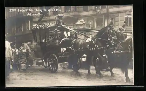 AK Wien, XXIII. Eucharistischer Kongress 1912, Festprozession
