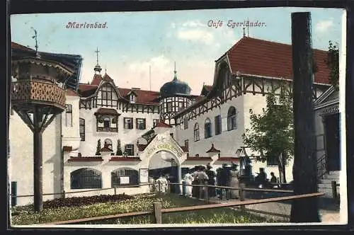 AK Marienbad, Café Egerländer