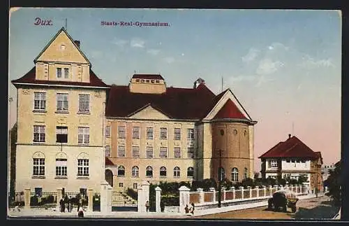 AK Dux / Duchcov, Staats-Real-Gymnasium