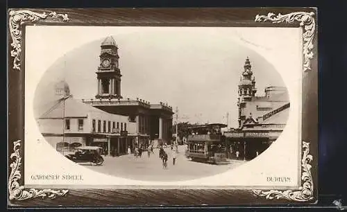 AK Durban, Gardiner Street, Strassenbahn