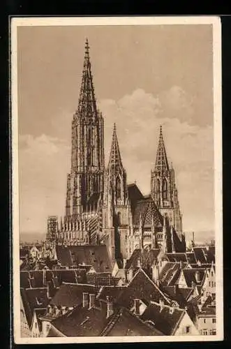 AK Ulm, Münster WHW Winterhilfswerk 1934 /35