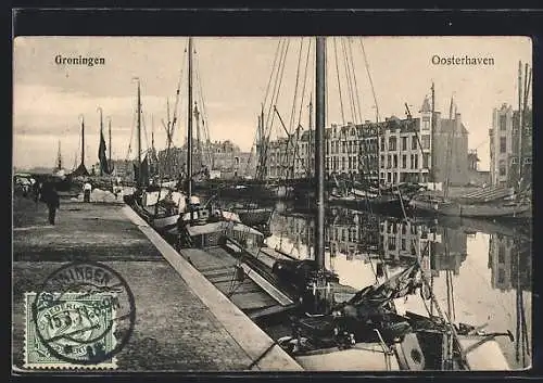 AK Groningen, Oosterhaven, Segelboote