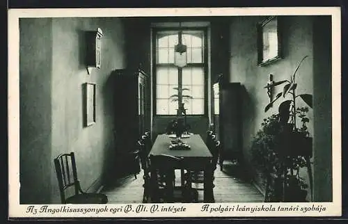 AK Eger, Angolkisasszonyok egri B. M. W. intézete