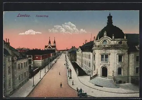 AK Landau, Kaiserring-Strasse