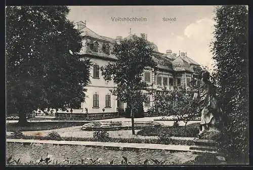 AK Veitshöchheim, Blick auf das Schloss