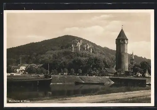 AK Wertheim a. Main, Blick auf die Burg