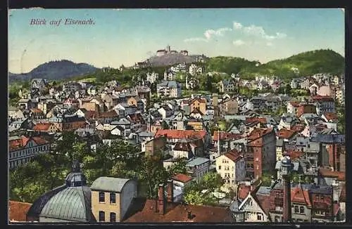 AK Eisenach / Thüringen, Ortsansicht aus der Vogelschau