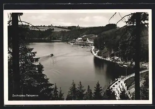AK Kriebstein, Blick auf die Zschopau-Talsperre