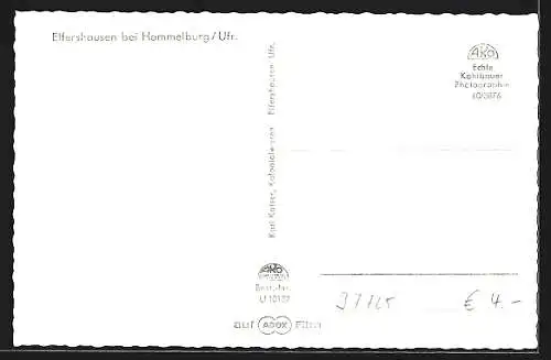 AK Elfershausen /Ufr., Ortsansicht von einer Anhöhe aus