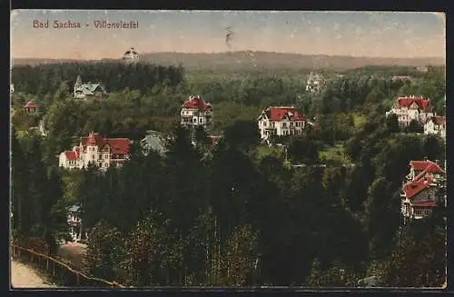 AK Bad Sachsa, Blick auf das Villenviertel