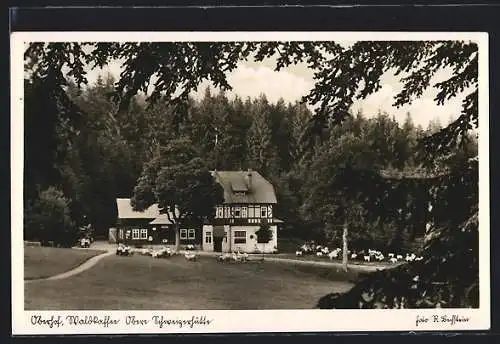 AK Oberhof / Th., Cafe Obere Schweizermühle