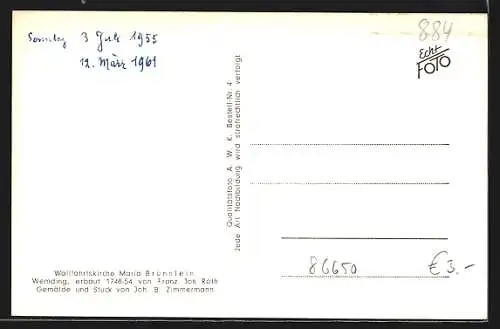 AK Wemding, Wallfahrtskirche