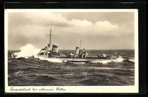 AK Torpedoboot der Kriegsmarine, Wir fahren gegen Engelland