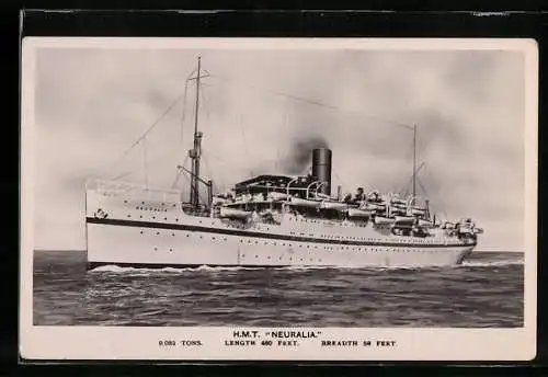 AK H.M.T. Neuralia unter Volldampf