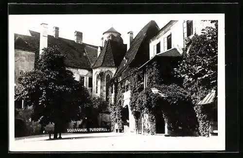 AK Purgstall, Blick in den Schlosshof