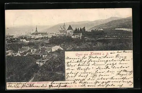 AK Krems a. D., Östliche Stadtansicht