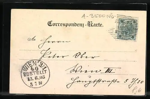 AK Krems a. D., Östliche Stadtansicht