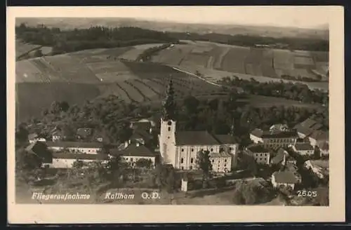 AK Kallham, Ortsansicht mit Blick ins Land