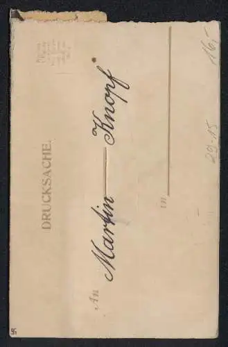 Mechanische-AK Fünfeckiger Turm mit Folterkammer, aufklappbare Eiserne Jungfrau