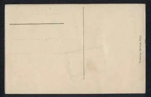 Leporello-AK Nürnberg, Ansichten im Flugzeug, Frauenkirche, Schöner Brunnen, Erker am Sebalder Pfarrhof, Dürerhaus