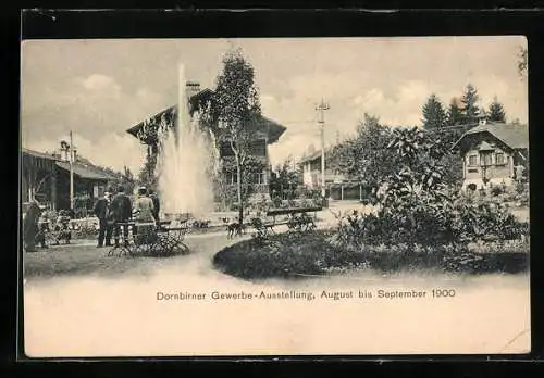 AK Dornbirn, Gewerbe-Ausstellung 1900, Ausstellungsgelände