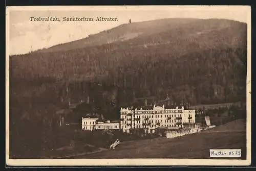 AK Freiwaldau, Das Sanatorium Altvater