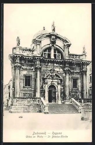 AK Ragusa / Dubrovnik, St. Blasius-Kirche