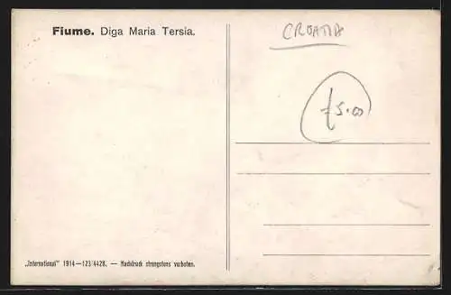 AK Fiume, Diga Maria Tersia
