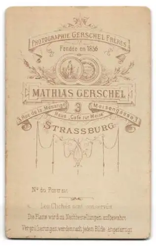 Fotografie Mathias Gerschel, Strassburg, Meisengasse 3, Bürgerlicher mit Koteletten