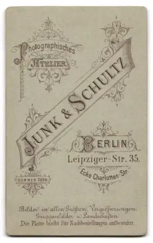 Fotografie Junk & Schultz, Berlin, Leipziger Str. 35, Bürgerliches Paar im Portrait