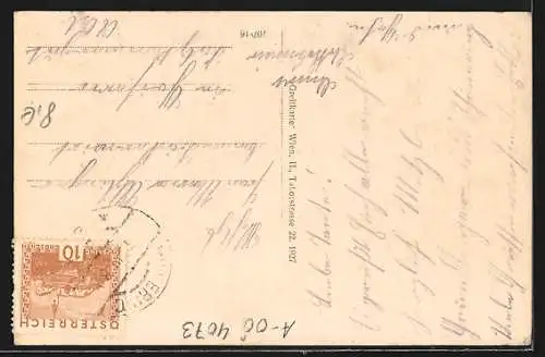 AK Wilhering /O. Ö., Schönering, Wohnhäuser mit Gärten