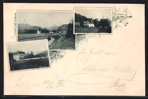 AK Söllheim, Gasthaus und Schloss