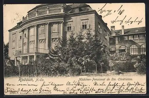 AK Rodaun /N.-Oe., Mädchen-Pensionat de Ste. Chrétienne