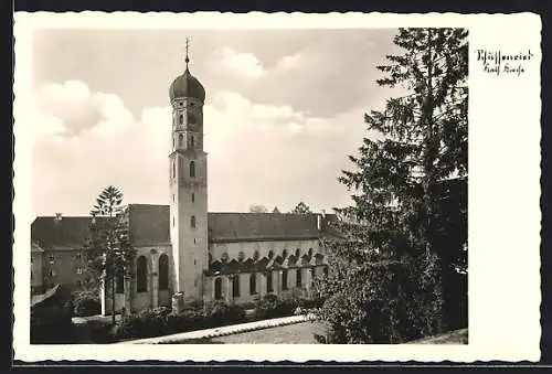 AK Schussenried, Blick auf die Kath. Kirche