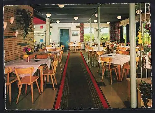 AK Villingen / Baden, Speisesaal im Hotel-Restaurant Zollhaus