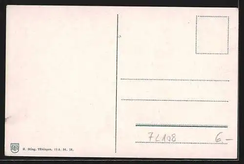 AK Rottenburg a. N., Ortsansicht mit Fluss