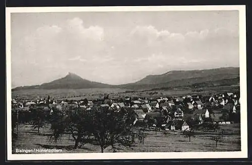 AK Bisingen, Blick auf die Stadt